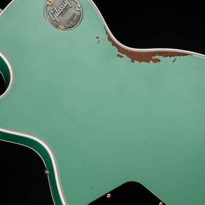 2024 - Gibson Custom Shop PSL Murphy Lab Les Paul Custom Heavy Aged Inverness Green 10.1 #CS400228 image 12