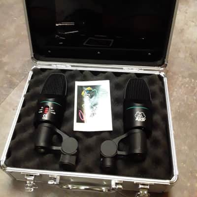 Pair of *Vintage* AKG Condenser Mic's +  Deluxe Storage Case & Cables - *Great for Drum Overheads* - (Price Drop Ends Soon) image 4