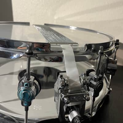 DW Design Series Acrylic 5.5x14" Snare Drum 2015 - Present - Clear Acrylic image 7