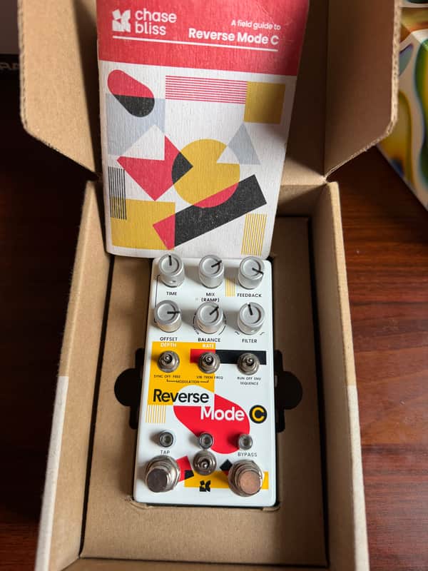 Chase Bliss Audio Reverse Mode C 2023 - White Graphic imagen 1