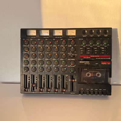 TASCAM Porta Two Ministudio 4-Track Cassette Recorder 1980s - Gray image 5
