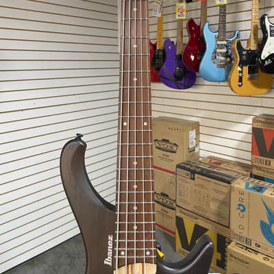 Ibanez Bass Workshop EHB605 Electric Bass Guitar - Walnut Flat & PLEK*D #857 image 7