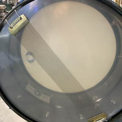 NOS Ludwig 6.5x14 Joey Kramer "Hit Hard" Signature Engraved Black Magic Snare Drum image 7