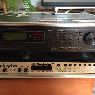1990s Black Vintage DigiTech GSP2101 with rare PPC-210 SDisc card and Johnson J12 controller image 3