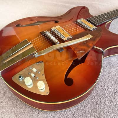 GUYATONE SG-12T 1966 w/OHSC - *GOLD FOIL PICKUPS* ALL-ORIGINAL MIJ