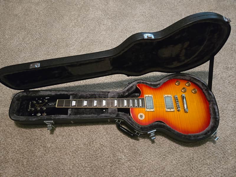 Epiphone Les Paul Tribute Plus 2016 - 2019 - Faded Cherry Burst image 1
