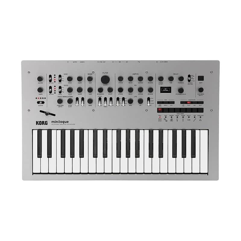 KORG minilogue アナログシンセサイザー 4ボイス ポリフォニック Amazon | KORG 4ボイス ポリフォニック アナログ シンセサイザー
