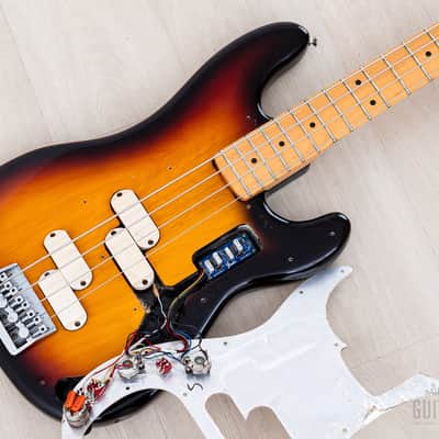 1983 Fender Precision Bass Elite II Sunburst, 100% Original w/ Case image 22