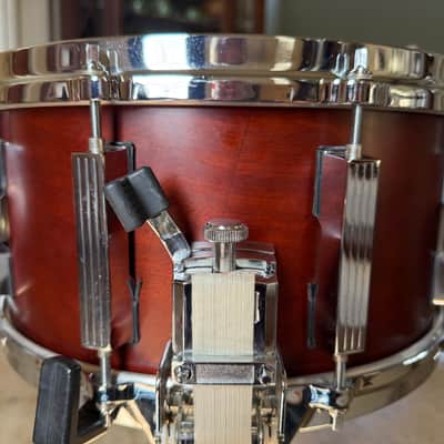 Tama 14 Ply 7x14 Heavy Birch AW3170 18mm MASTERCRAFT Snare Drum - Antique Brown (AB) image 6