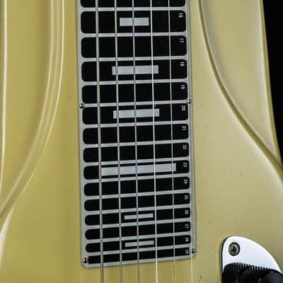 1971 Fender Champ Lap Steel yellowed white image 5