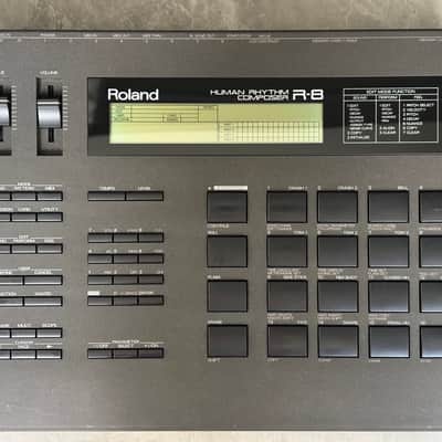 Roland R-8 Human Rhythm Composer Drum Machine + 5 Sound Cartridges - Serviced image 2