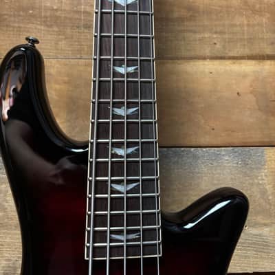 Schecter Stiletto Extreme 5 Bass Black Cherry image 7