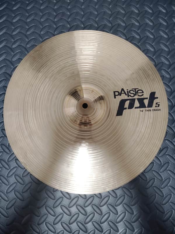 Paiste 16" PST 5 Thin Crash Cymbal 2014 - Traditional image 1