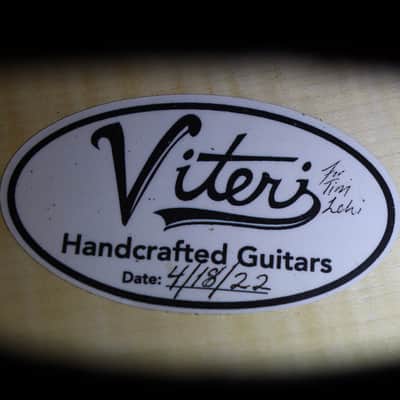 2022 Viteri Custom 16-inch F-hole Acoustic Archtop with Floating Kent Armstrong image 13