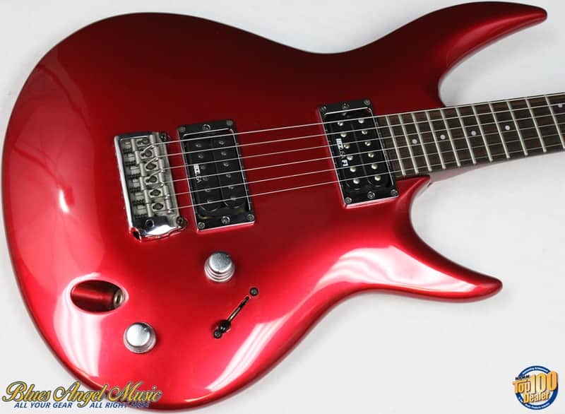 1987 Ibanez Maxxas MX3 Electric Guitar w/HSC, Cranberry Red, Japan