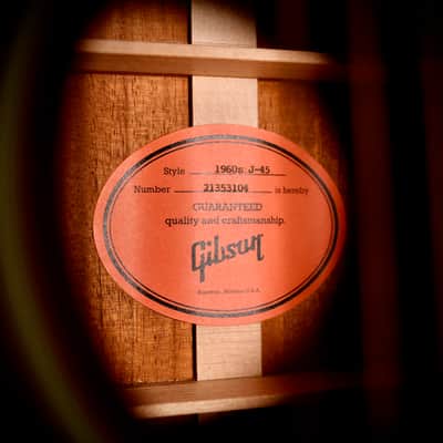 Gibson J-45 1960s Reissue Wine Red 2023 image 16