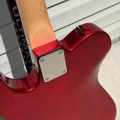 Luthier Built Telecaster Style Electric Telecaster 2025 - Red Metal Flake image 3