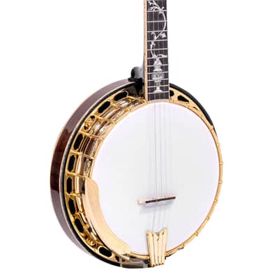 Gold Tone Mastertone™ OB-300: Orange Blossom Left-handed Banjo "The Gold-Plated Beauty" with Case image 1