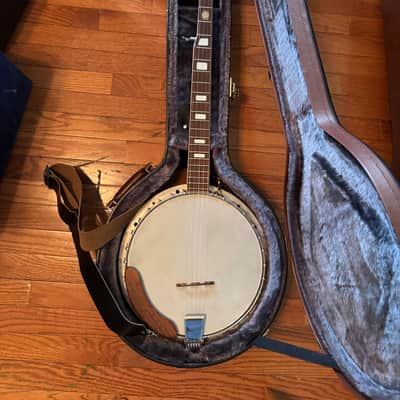 Pirles 5-String Banjo, Open Back with Epiphone Case image 1