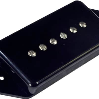 Mojotone 56 Quiet Coil P-90 Dogear Bridge Pickup Black image 1