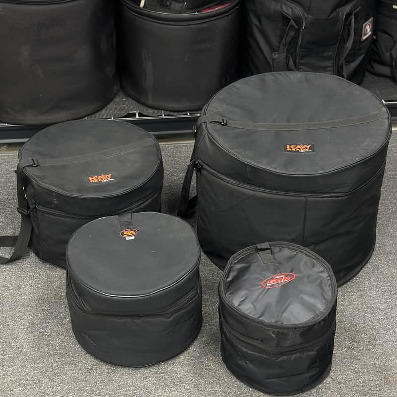 4 Piece Drum Bag Set - 10"/12"/14"/20" image 1