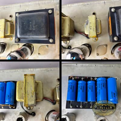 Vintage 1967 Fender Bandmaster AB763 Tube Guitar Amp Head & 2x12" Piggyback Cabinet image 22
