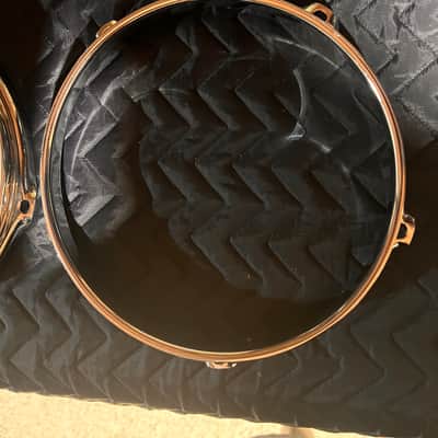 8" Chrome 5 Lug Hoop PAIR image 5