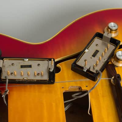 Gibson  Barney Kessel Custom Arch Top Hollow Body Electric Guitar (1966), ser. #530802, original black hard shell case. image 13