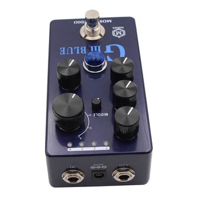 Mosky G III BLUE Preamp Overdrive and Distortion 4 Mode Aggression Option Guitar Effect Pedal True Bypass image 7