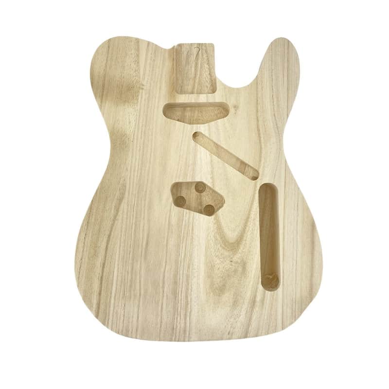 Telecaster Style Electric Guitar Body Lightweight, Paulownia Wood image 1
