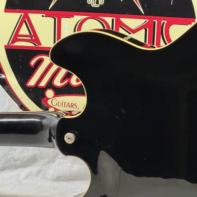 Yamaha Super Axe SA-2100 SA2100 Semi-Hollowbody Guitar with Epiphone Case - MIJ Made In Japan - Black image 12