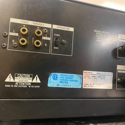 Sony TA-N77ES Stereo Power Amplifier. Pro Serviced! image 11