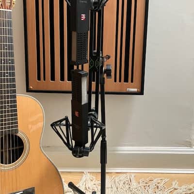 Immagine Pair of sE Electronics Voodoo VR2 Active Ribbon Microphone 2010 - Present - Black - 2