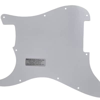 Warmoth Builder's Special Blank Stratocaster Cut Pickguard-Black Pearl-Mint Condition (Unused).     IMPORTANT: PLEASE READ BUILD SPECS BEFORE PURCHASING image 2