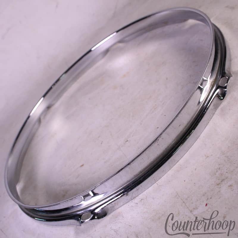 Ludwig 12" 6-Lug Tom Drum Batter/Resonant Rim/Hoop Steel Classic Vintage 70s-80s image 1
