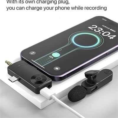 3 in 1/Four in one Wireless Lavalier Microphone for iPhone,iPad,Android,Camera,Computer,mini Noise Reduction Recording Mic Ultra-Low Delay,for Vlog/TikTok/YouTube Live Stream (3 Mic) image 2