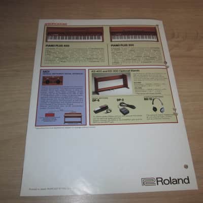 Roland Vintage '80s Synthesizer Literature Package - Brochure/Catalog - Rare image 10