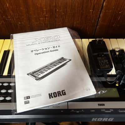 Korg X50 61-Key Synthesizer Keyboard w/ box, power supply 100-240V image 12