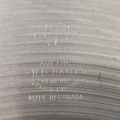 Zildjian Avedis Made in Canada 1970s - Natural image 5