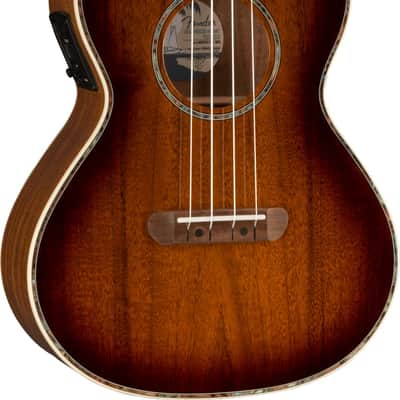 Fender Montecito Tenor Ukulele, Walnut Fingerboard, Shaded Edge Burst image 3