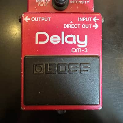 Boss DM-3 Delay (Green Label) 1984 - 1986 - Red image 1