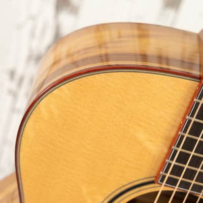 Bourgeois 2013 Luthier's Choice Small Jumbo "Face" Guitar - Bear Claw Spruce Top / Red Gum Eucalyptus Back and Sides image 18