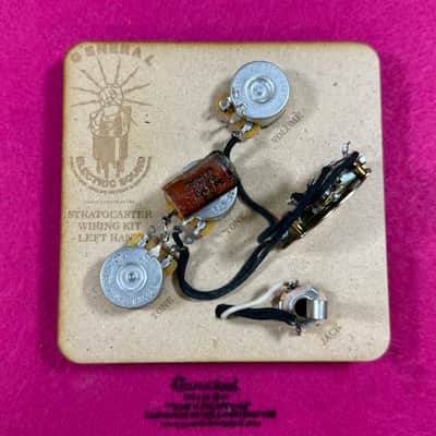 General Vintage Tone for Stratocaster ®️ Left handed Prewired harness electronics 1954 to 1958 5 way Control Lefty image 1