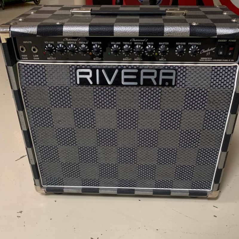 Rivera Chubster 2000's Cheap Trick (like)Checkered Grill Cloth image 1