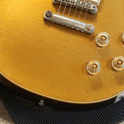 Unplayed! 2023 Gibson Custom Shop 1955 Reissue M2M Les Paul P90 Electric Guitar Heavy Murphy Aged Double Gold + COA OHSC image 5
