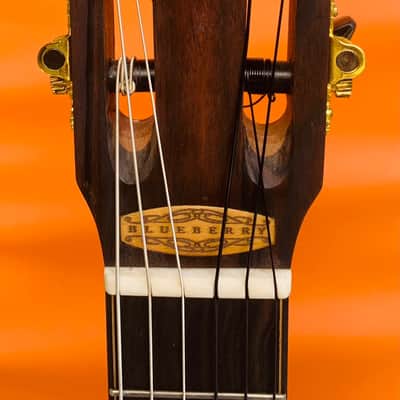 Blueberry NEW IN STOCK Handmade Classical Nylon String Guitar Alaskan Spruce and Mahogany image 2