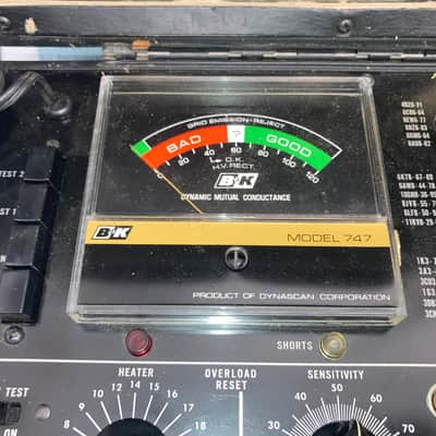 B&K Model 747 Tube Tester with Documentation image 6
