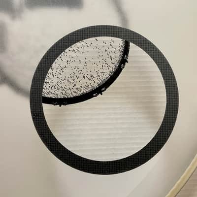 Evans EQ3 Resonant Bass Drum Head 24" Coated Clear image 2
