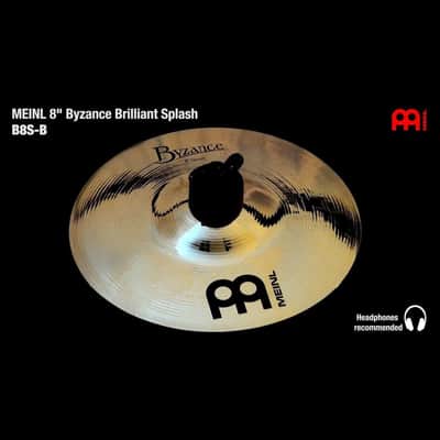 Meinl Byzance Brilliant Splash Cymbal 8" image 2