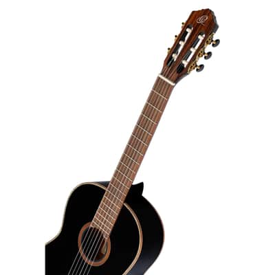 Ortega R221BK Black Highgloss, incl. Gigbag - 4/4 classical guitar image 7
